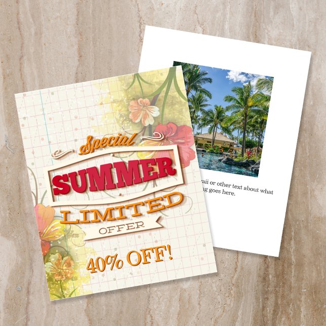 Custom Special Summer Limited Offer Flyer (Skapare uppladdad)