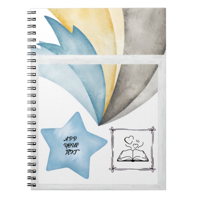 Custom Spiral Photo Notebook Anteckningsbok (Framsidan)
