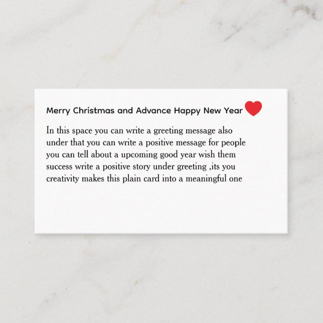 Custom Spread love card Visitkort (Framsida)