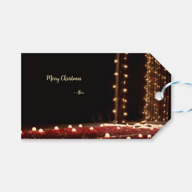 Custom Tag Presentetikett (Framsidan (Horisontell))