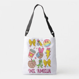Custom Teacher Bag, Custom Back to School Bag Axelväska