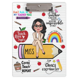 Custom Teacher Clipboard – Back to School Gift