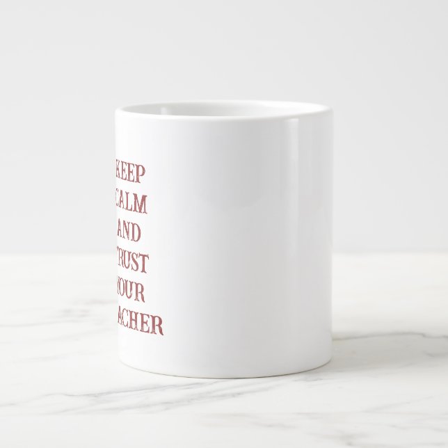 Custom Teacher Gift Mug  Jumbo Mugg (Framsidan)