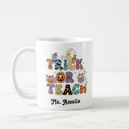 Custom Teacher Mug, Custom Teacher Gift, Halloween Kaffemugg