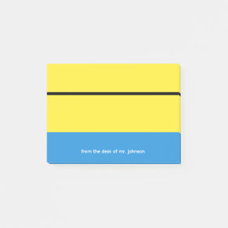 Custom Teacher Notepad Gift Classroom Theme Post-it Block