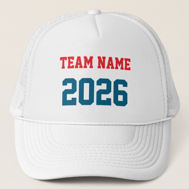 CUSTOM TEAM NAME 2026 PERSONALIZED GIFT KEPS (Framsida)