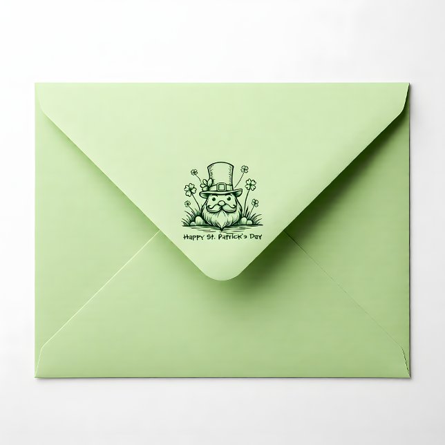 Custom text, Clover Caper Stämpel (Custom text, Clover Caper Rubber Stamp)