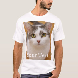 Custom Text Photo Personalized  T Shirt