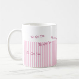 Custom Text Pink Kaffemugg