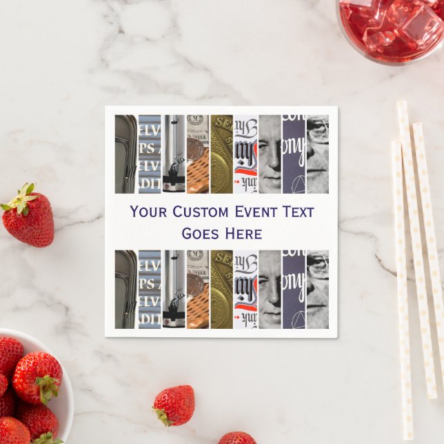 Custom Text Slices of A Meeting | 12 Step Recovery Pappersservett (Insitu)