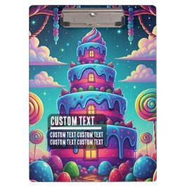 Custom Text Sweet Dreams Cake Art Whimsical Purple