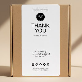 Custom Thank You | Minimal Logo St Fraktsedel