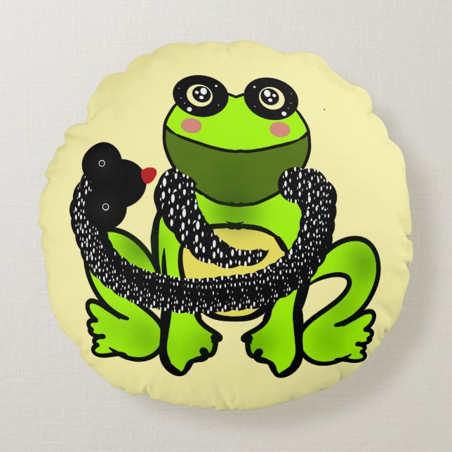 Custom The Friendship gift Rund Kudde (Framsidan)