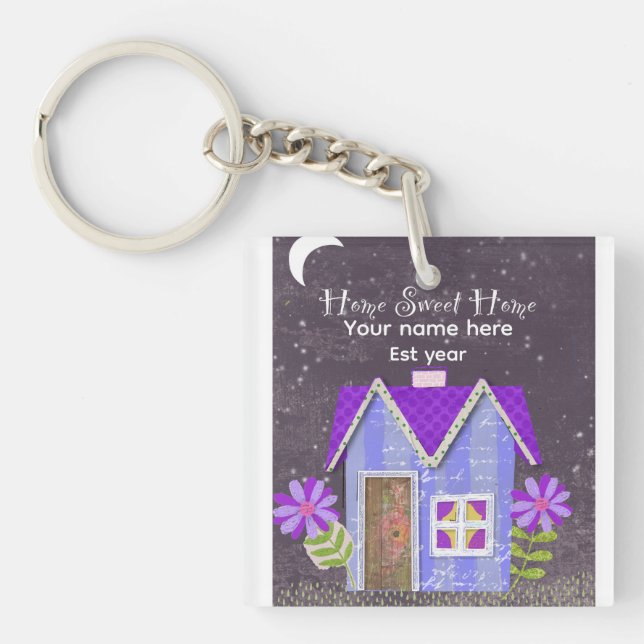 Custom The Signature Whimsy (Pink & Teal) Keychain (Framsidan)
