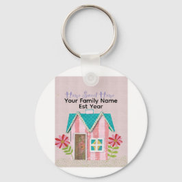 Custom The Signature Whimsy (Pink & Teal) Keychain Nyckelring