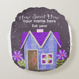 Custom The Signature Whimsy (Pink & Teal) Keychain Rund Kudde