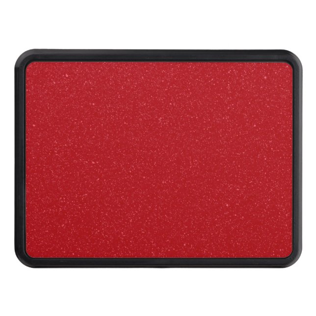 Custom Tomato Red Noise Trailer Hitch Cover (2") Dragkroksskydd (Framsidan)