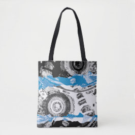 Custom Tote Bag Medium, Shoulder - Wave Mechanism Tygkasse