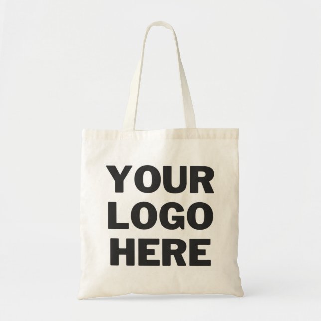 Custom Tote Bag with Logo Tygkasse (Framsidan)