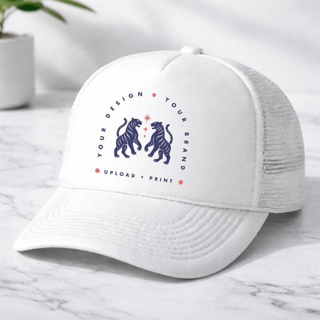 Custom Trucker Hat | Your Design Upload Cap Keps (Upload your artwork and turn this hat into custom merch, team workwear, or a stylish gift)
