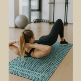 Custom Turquoise and Charcoal Knit Pattern 