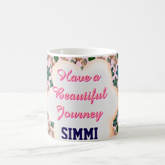 Custom turtle pattern  kaffemugg (Center)