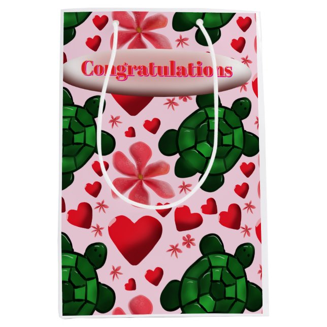 Custom turtle pattern  wrapping paper (Framsidan)