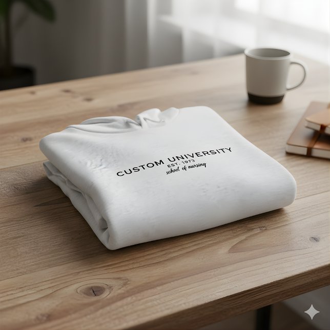 Custom University Name Year Major Design Hoodie (Skapare uppladdad)