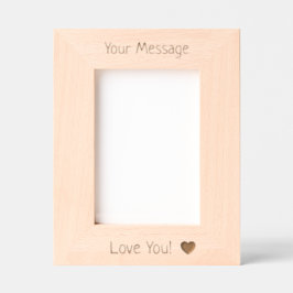 Custom Valentine's Day Personalized Wood