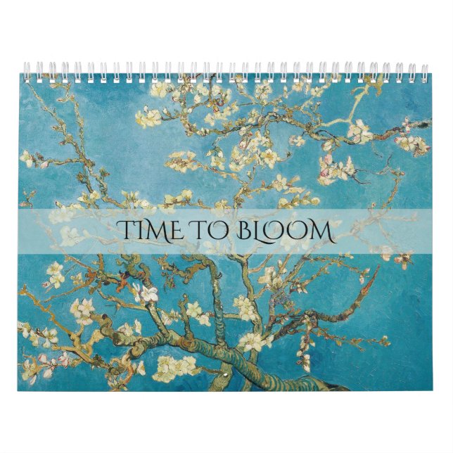 Custom Van Gogh Almond Blossom (1890)  Kalender (Omslag)