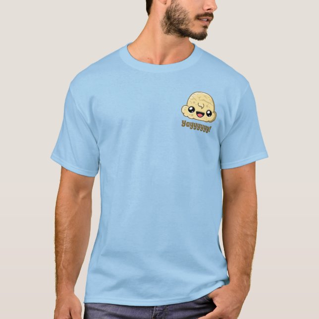Custom Vanilla Scoop Crest - Ice Cream Jump T Shirt (Framsida)