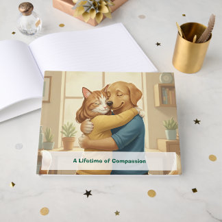 Custom Veterinary Retirement & Event Guest Book Gästböcker