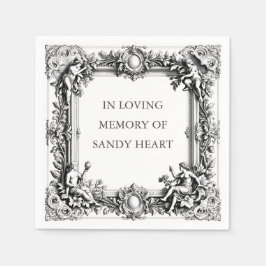Custom Victorian Scroll Frame – Elegant funeral Pappersservett
