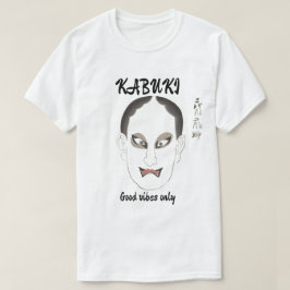 Custom Vintage Aesthetic Japanese Kabuki Art  T Shirt