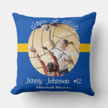 Custom Volleyball Photo Senior Memory