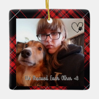 Custom We Rescued Each Other Chirstmas  Julgransprydnad Keramik