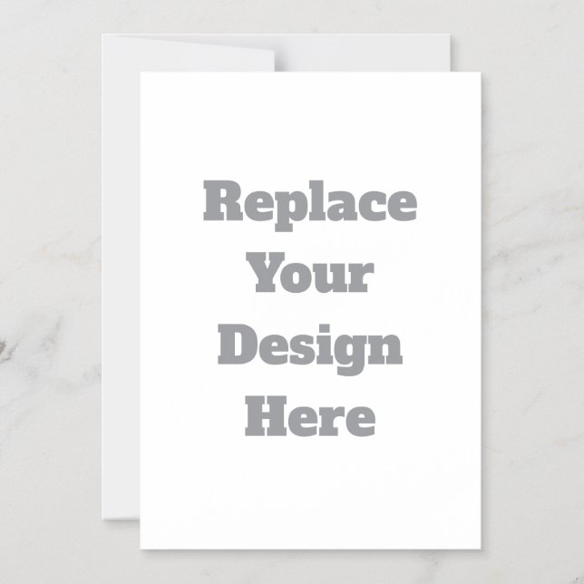  Custom Wedding Gift – Create Your Own Personalize Magnetisk Inbjudningskort (Framsida)