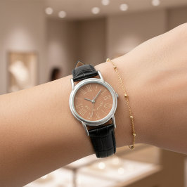 Custom Wedding Watch Gift for Husband or Wife Armbandsur