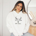 Custom Western Wedding Bachelorette Party Group T Shirt<br><div class="desc">Are you looking for the perfect bachelorette party gift? If so, look no further than our personalized western wedding bachelorette party group Getting Hitched and Getting Rowdy hoodie sweatshirt! This unique sweatshirt is perfect for any bride-to-be who loves to get her groove on. Not only is it stylish and comfortable,...</div>