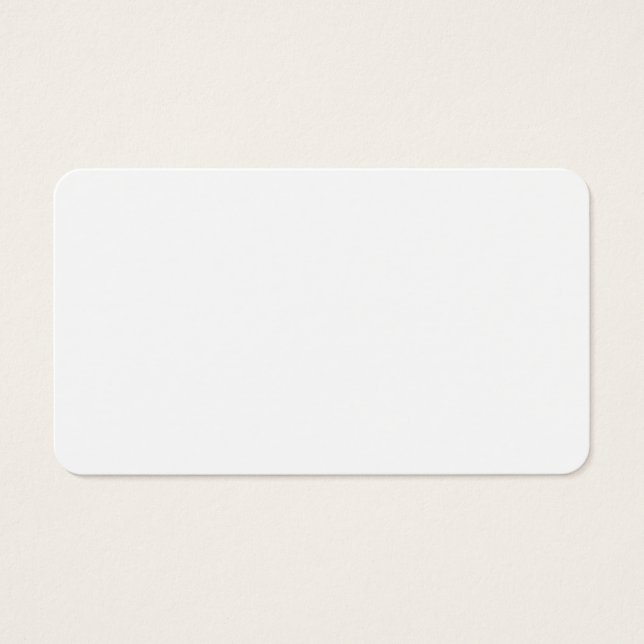 Custom white simple Design Add Photo or Text Visitkort (Framsidan)