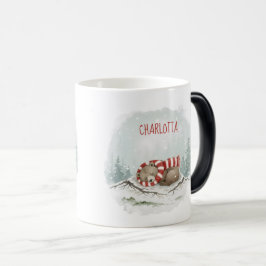 Custom Winter Bear Mug – Sleeping Animal Design Magisk Mugg