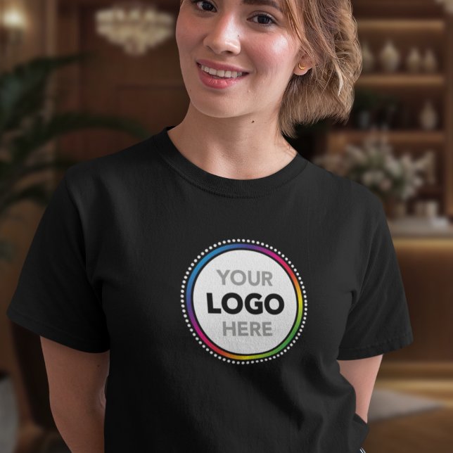 Custom Women's Business T-Shirt - Add Your Logo (Skapare uppladdad)