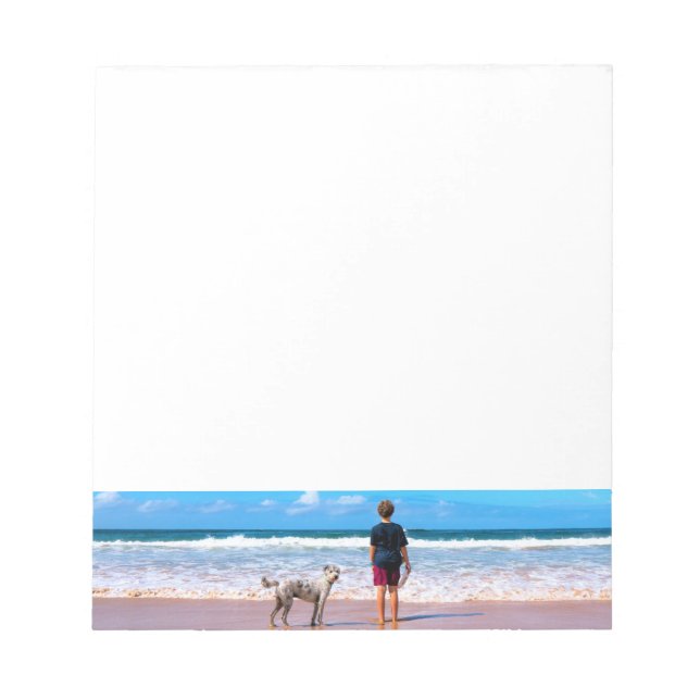 Custom Your Pet Photo Notepad Anteckningsblock (Framsida)
