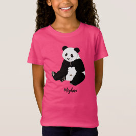 Customer Cute-leende Panda T Shirt