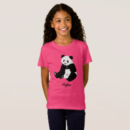 Customer Cute-leende Panda T Shirt
