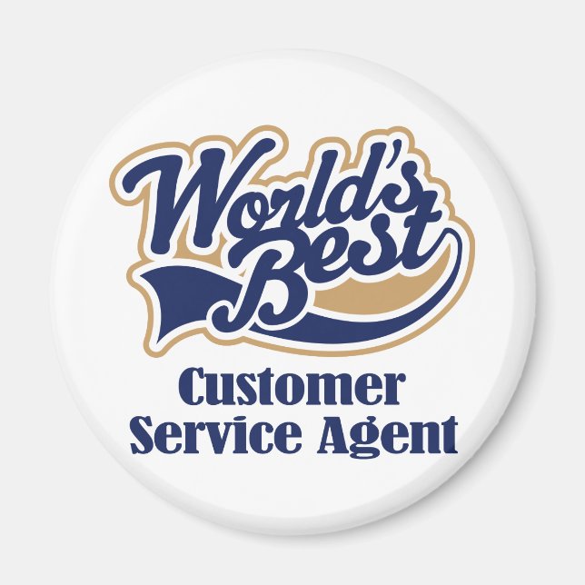 Customer Service Agent Gift Magnet (Framsidan)