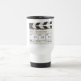 Customisable Clapperboard lägemugg Resemugg