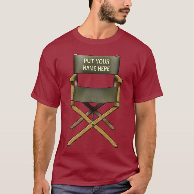 Customisable direktör skjortor för stoldesign T Tee (Framsida)