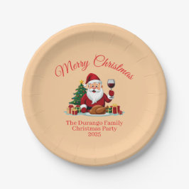 Customisable Happy Santa Claus Christmas Party