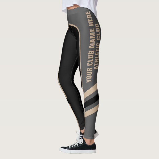 Customisable klubb-/lag-/händelsedamasker leggings (Vänster)